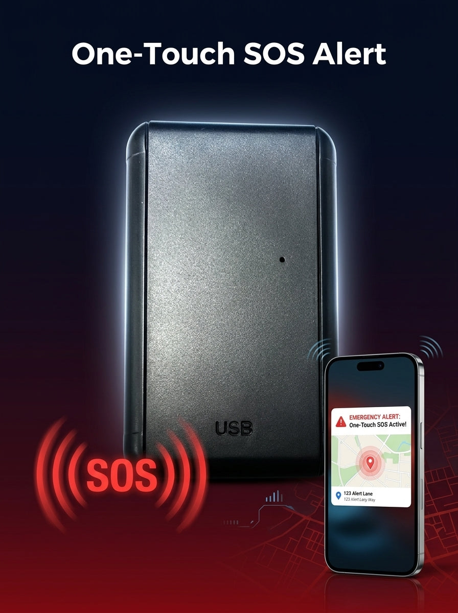G05A Mini GPS Tracker – 6000mAh 4G LTE CAT1 Real-Time GPS Tracking Device