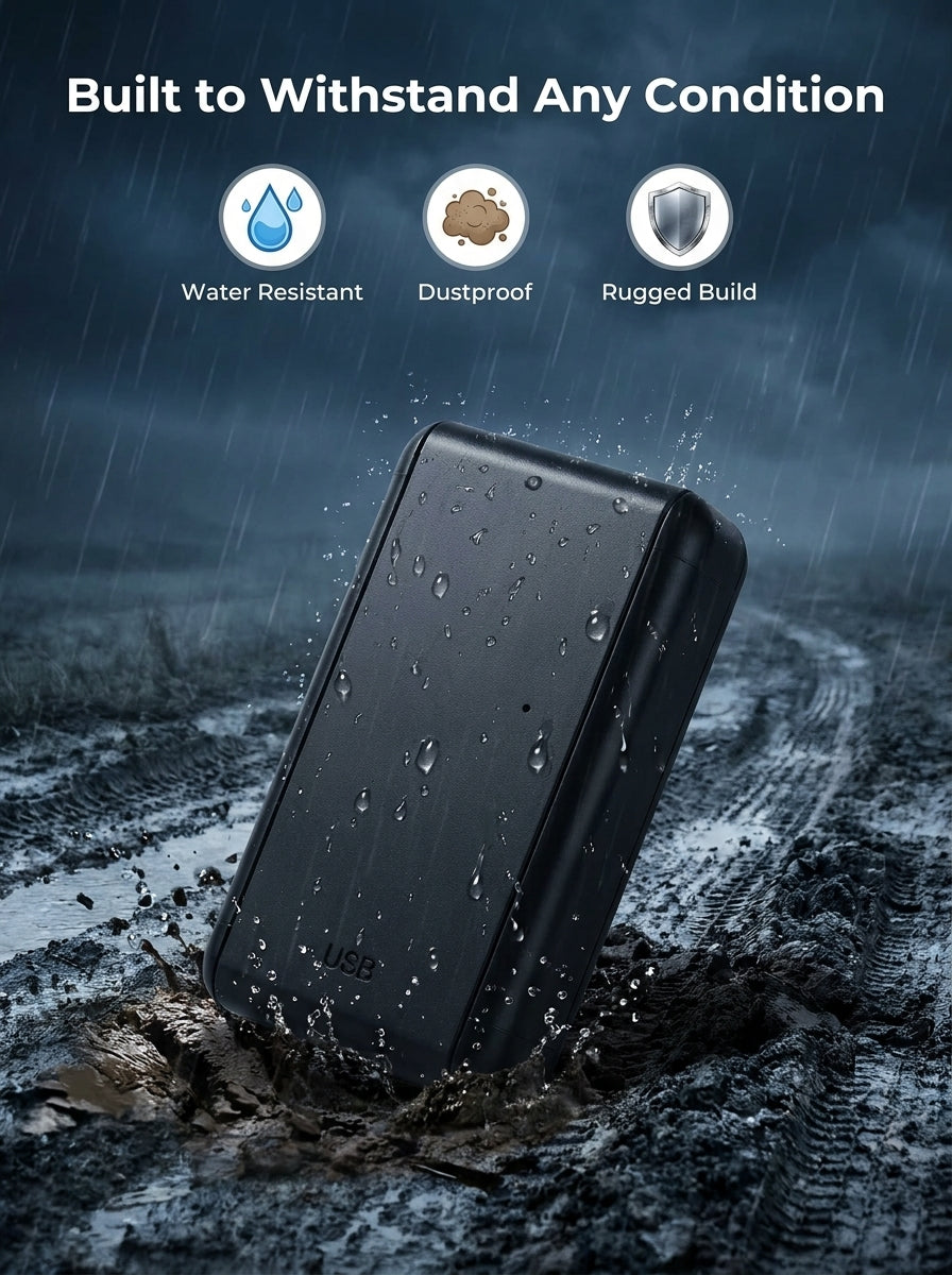 G05A Mini GPS Tracker – 6000mAh 4G LTE CAT1 Real-Time GPS Tracking Device