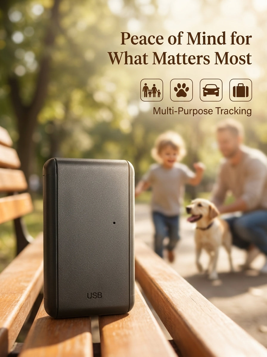 G05A Mini GPS Tracker – 6000mAh 4G LTE CAT1 Real-Time GPS Tracking Device
